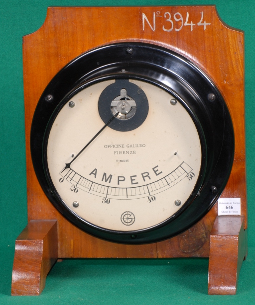 Fotografia colore Dig.:Amperometro Officine Galileo 50 Amp